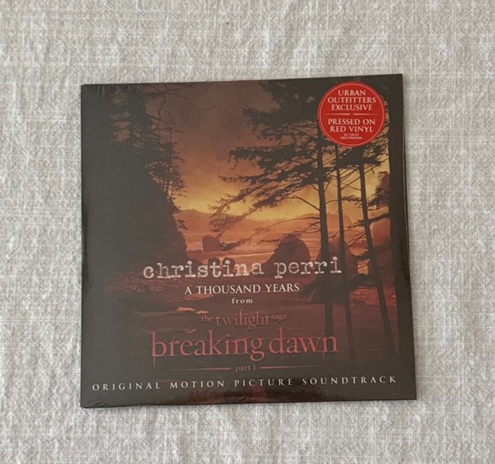 Christina Perri NWT | limited edition Twilight's Thousand Years 7" vinyl record